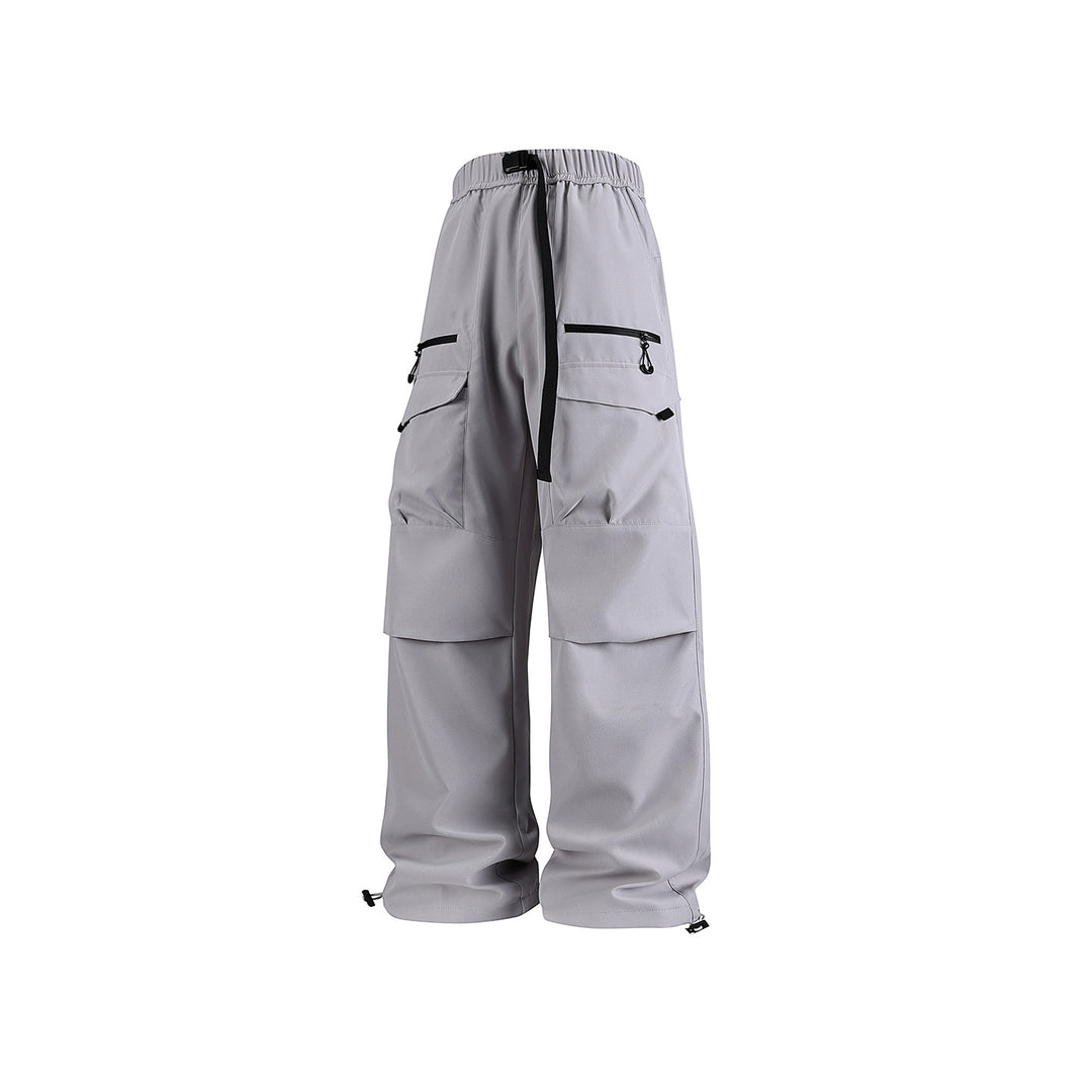 Herren Weite Utility-Cargohose mit verstärkten Kniepassen, Zipper- und Klappfächern Echo Archiv