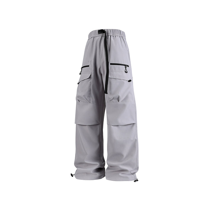 Herren Weite Utility-Cargohose mit verstärkten Kniepassen, Zipper- und Klappfächern Echo Archiv