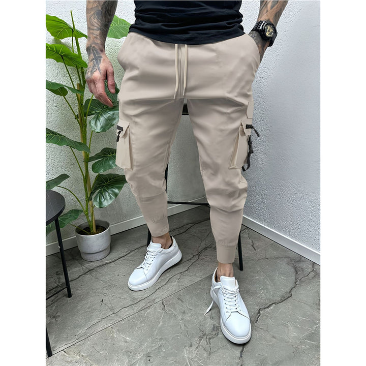 Herren modische Cargo-Jogginghose mit praktischen Taschen und elastischem Bund Echoarchiv