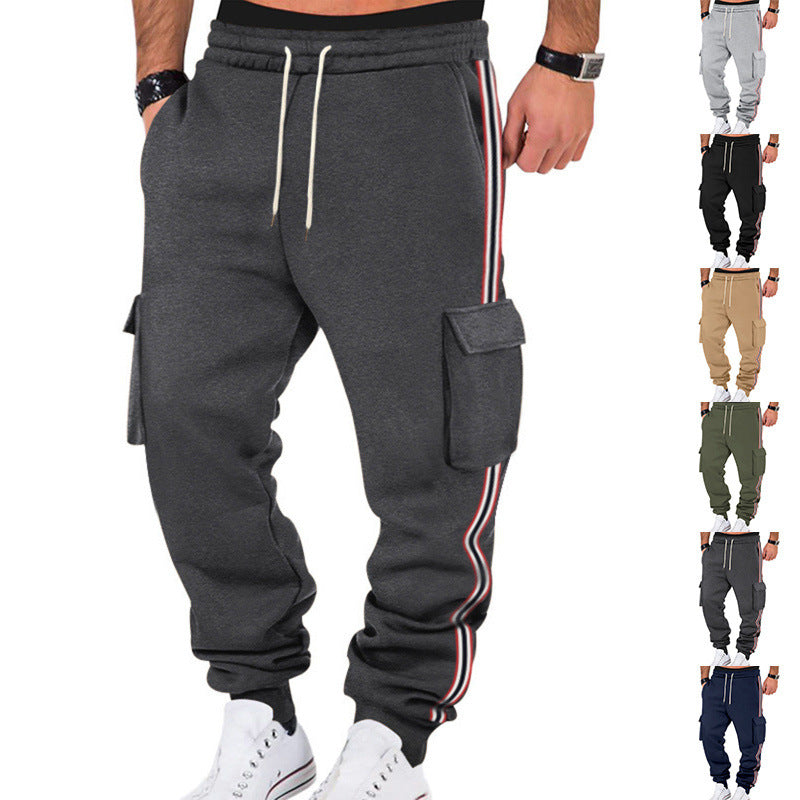 Herren nan sportliche Cargojogginghose mit Kordelzug und Klappentaschen Echo Archiv