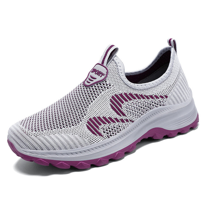 Herren nan elastischer Strick-Slip-On Trekking-Sneaker mit griffiger Profilsohle und ergonomischer Dämpfungssohle Echo Archiv