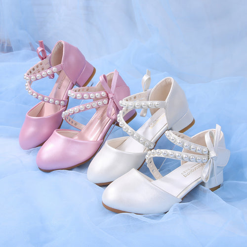 Damen elegante Ballerinas mit Perlenverzierung Echo Archiv