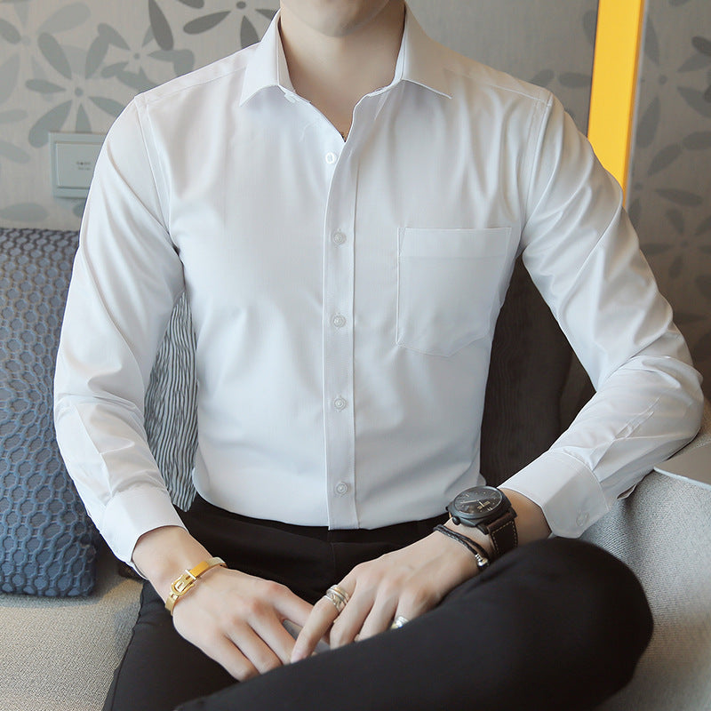 Herren elegantes Longsleeve-Hemd mit modernen Details und komfortablem Schnitt Echoarchiv
