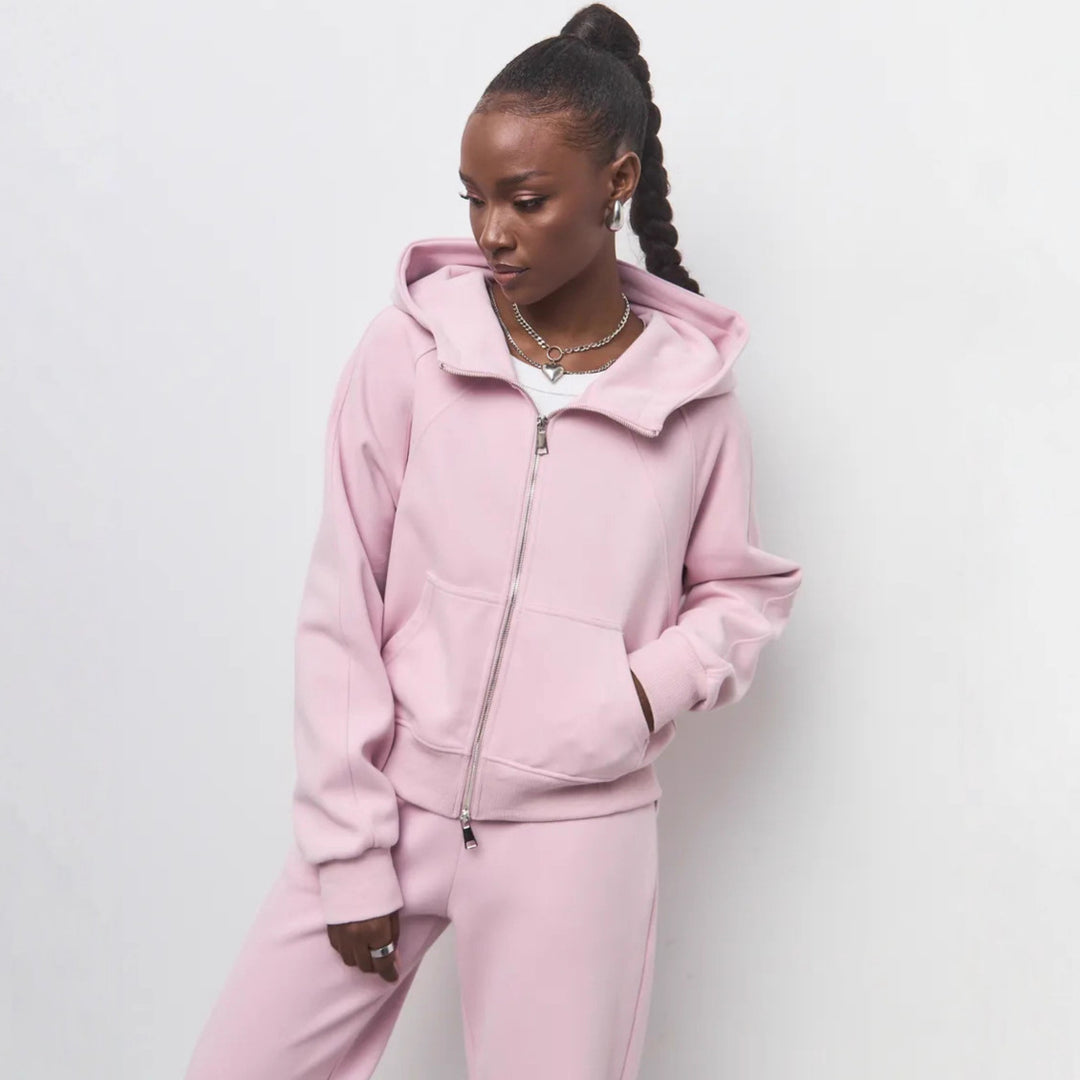 Damen Sportliches Fleece-Jogging-Set Echo Archiv
