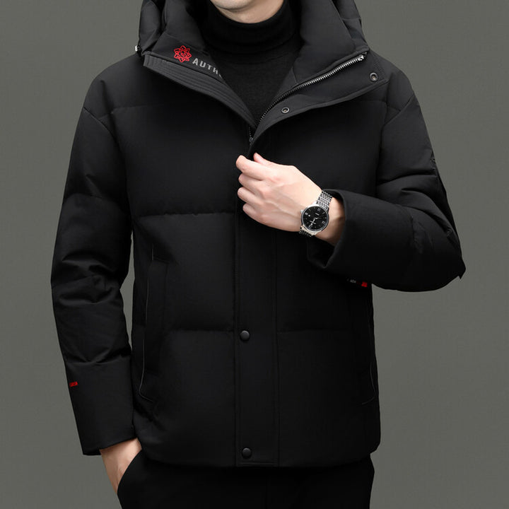 Herren moderne, wattierte Winterjacke Echoarchiv