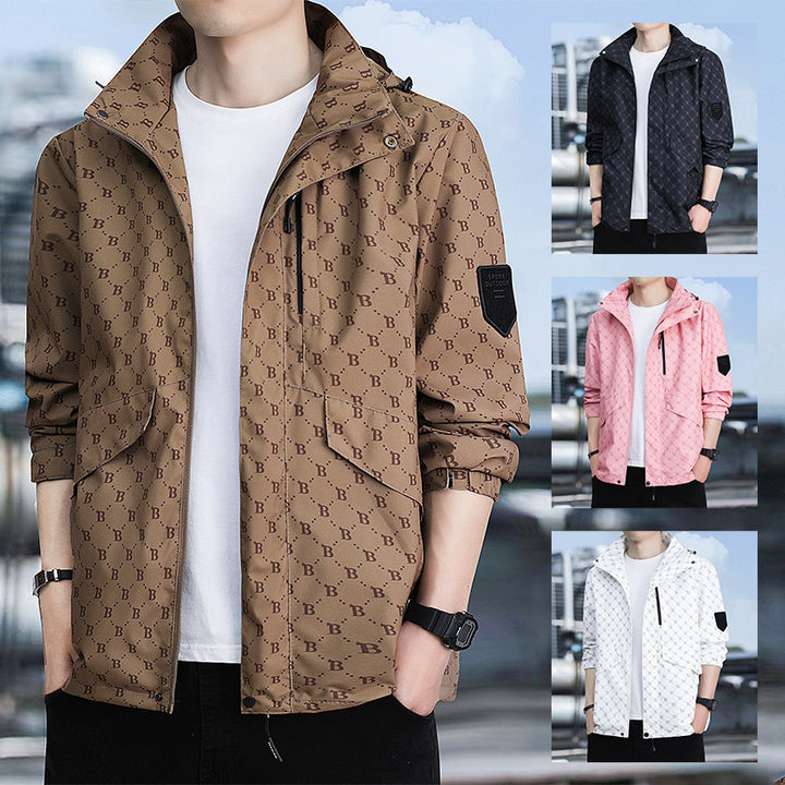 Herren Modische Leichte Outdoorjacke Echoarchiv