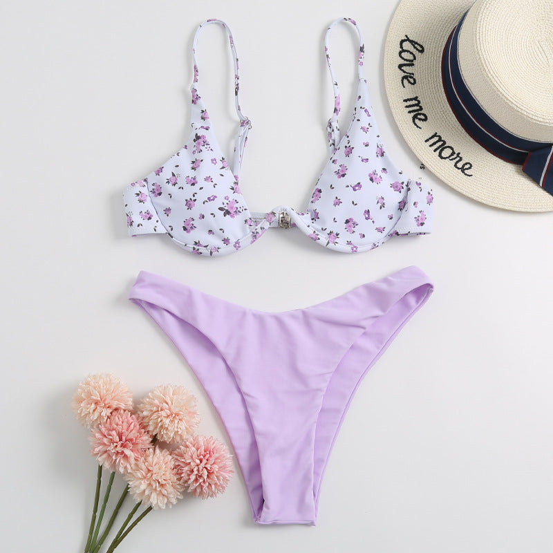 Damen Cup-Bikini-Set mit floralem Design Echo Archiv