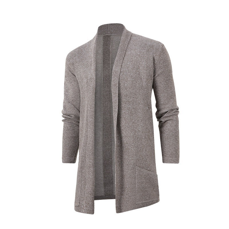 Herren Strickjacke mit offenem Schnitt und praktischen Taschen Echoarchiv