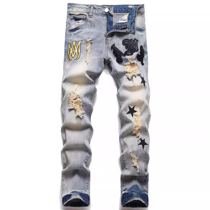 Herren Modische Slim-Fit Jeans Echo Archiv
