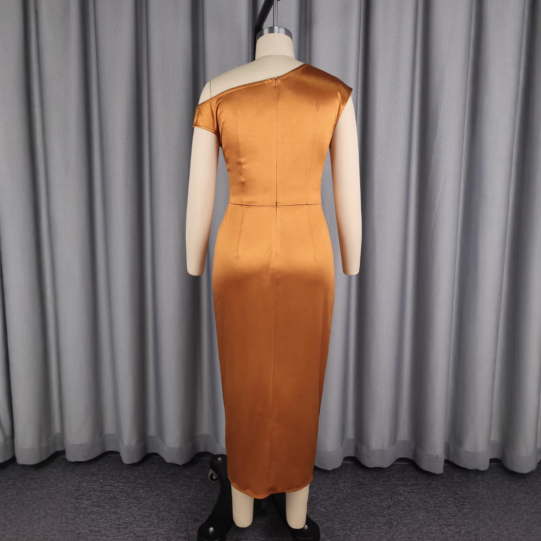 Damen Elegantes Wickelkleid mit 3D-Blütenapplikation Echo Archiv