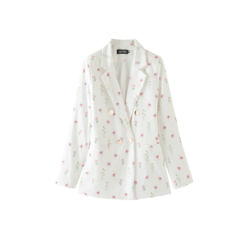 Damen Blazer mit floralem Muster Echo Archiv