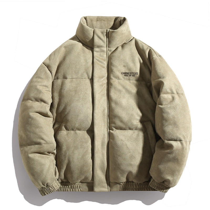 Herren Wintersteppjacke mit Stehkragen und Wildlederoptik Echo Archiv