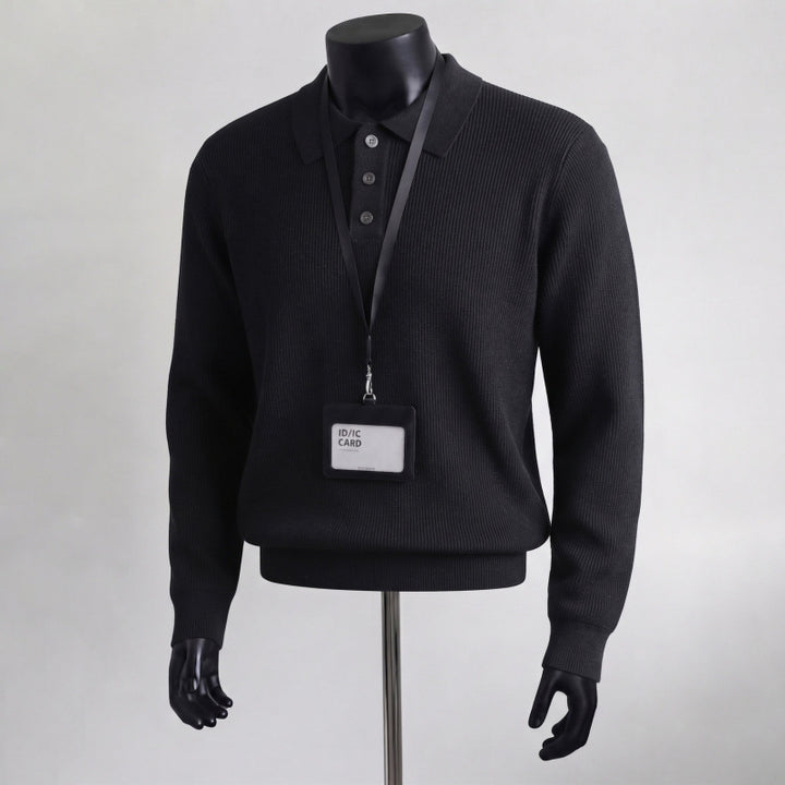 Herren Urban Pullover mit Kragen Echo Archive