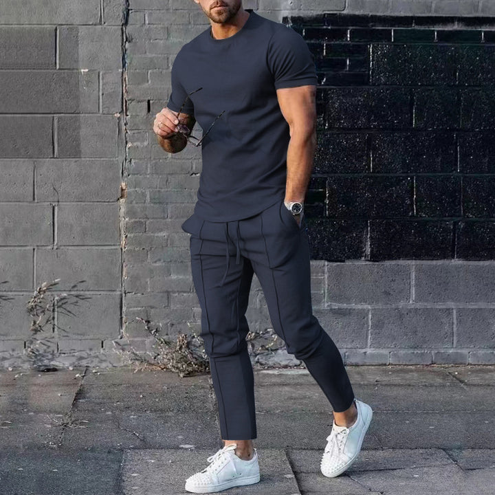 Herren sportliches Oberteil und Jogginghose Set Echoarchiv
