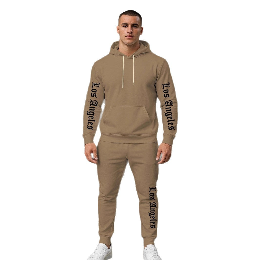 Herren Sportlicher Hoodie- und Jogginghosensatz Echoarchiv