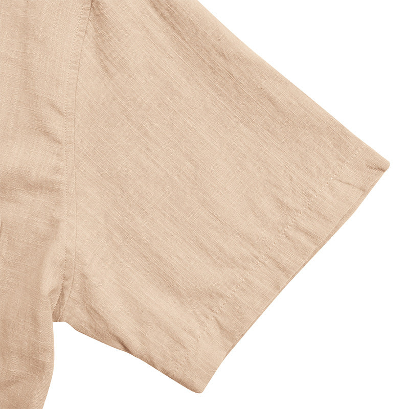 Herren Kurzarm-Henley-Shirt mit praktischer Knopfleiste und atmungsaktivem Stoff Echoarchiv