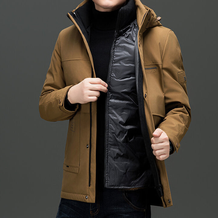 Herren wetterfeste Übergangsjacke mit praktischem Innenfutter Echoarchiv