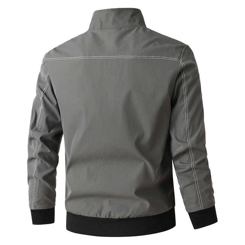 Herren Urbaner minimalistischer Softshell-Kapuzenblouson mit verdeckter Reißverschlussfront Echo Archiv