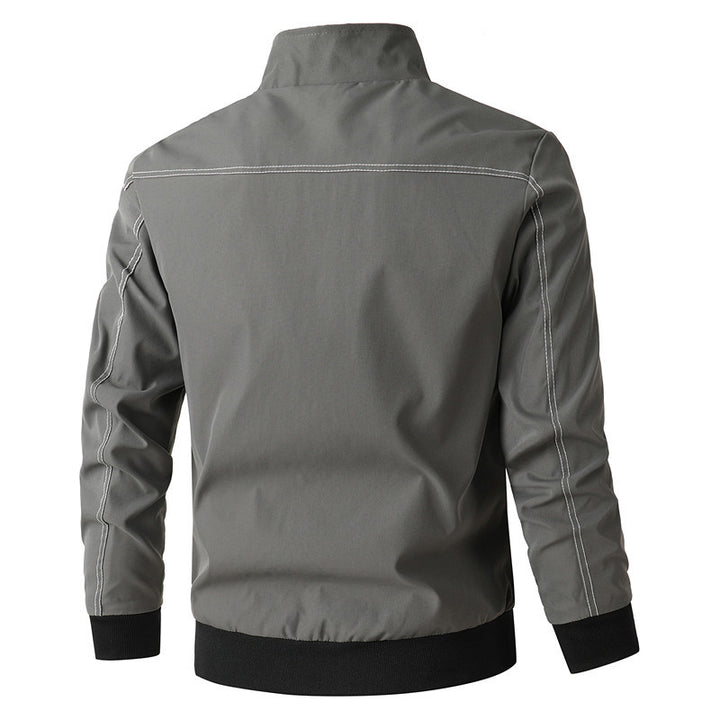 Herren Urbaner minimalistischer Softshell-Kapuzenblouson mit verdeckter Reißverschlussfront Echo Archiv