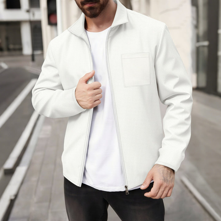 Herren lässige Jacke mit modernem Design und praktischer Brusttasche Echoarchiv