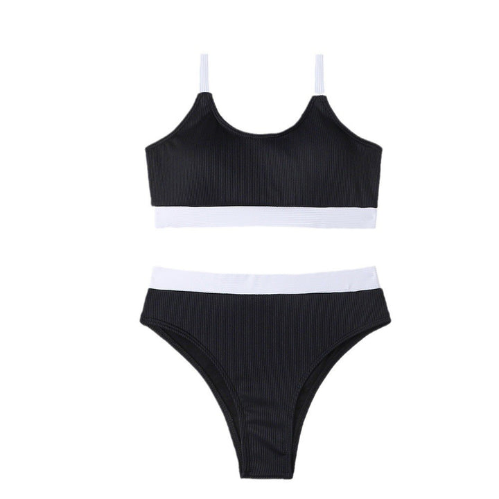 Damen Bikiniset mit raffiniertem Rippdesign und verstellbaren Trägern Echo Archiv