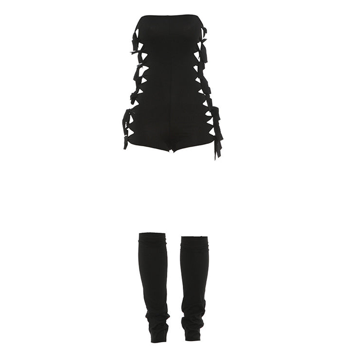 Damen Shorts-Einteiler mit elegantem Riemen-Design Echo Archiv