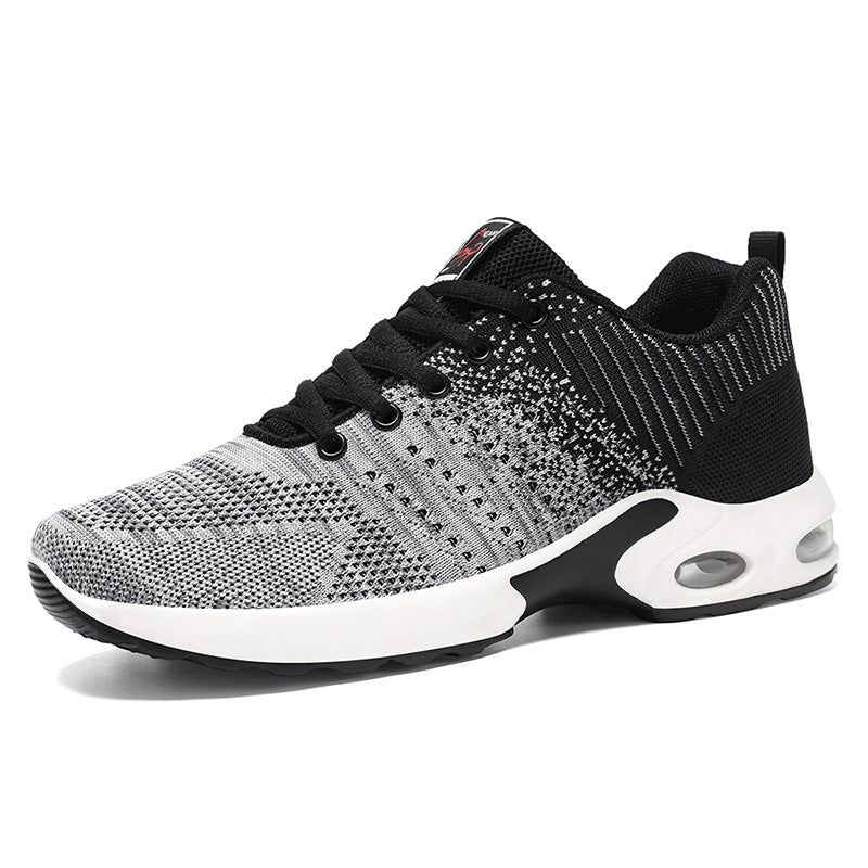 Herren nan leichter Strick-Running-Sneaker mit gepolsterter Fersenstütze und sichtbarer Luftkissen-Zwischensohle Echo Archiv