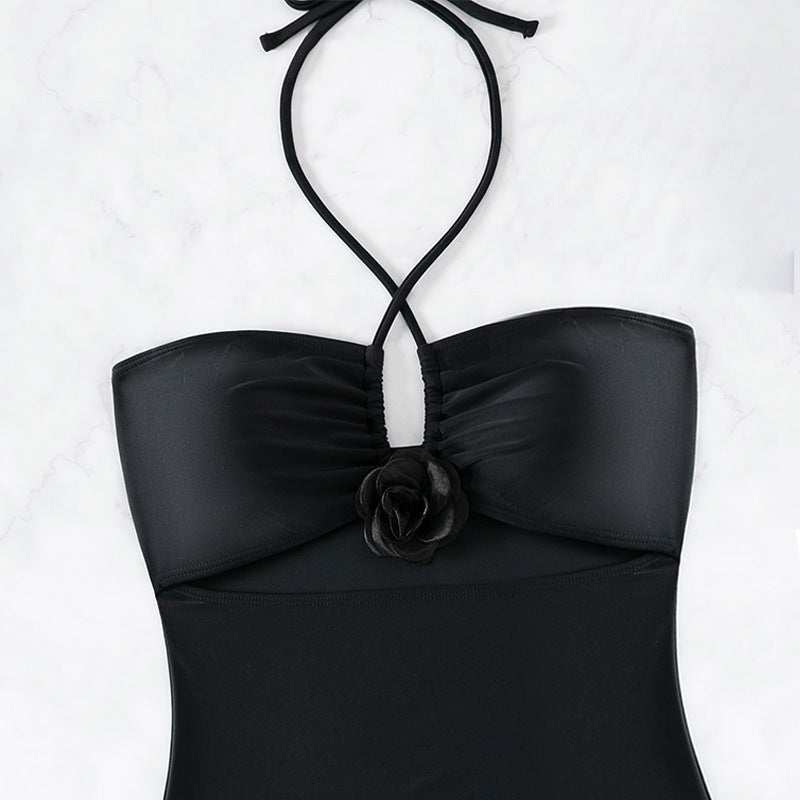 Damen Chic Cut-Out Badeanzug mit Wickelrock Echo Archiv