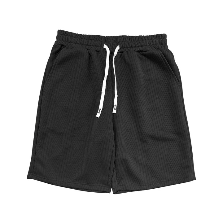 Herren bequeme Sportshorts mit elastischem Bund und seitlichen Taschen Echoarchiv