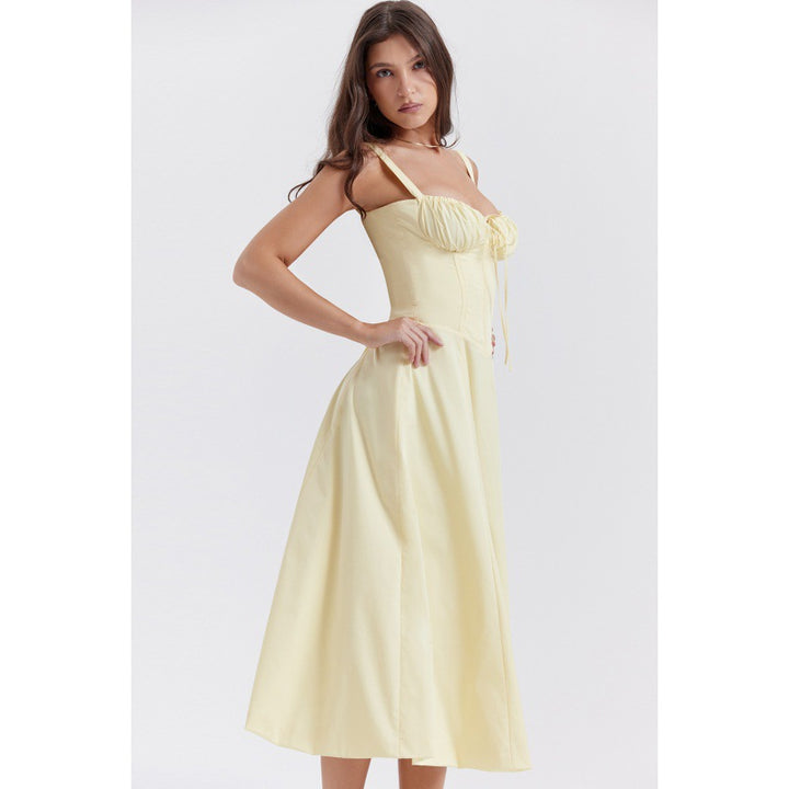 Damen Maxikleid mit floralem Design und elegantem Schlitz Echo Archiv
