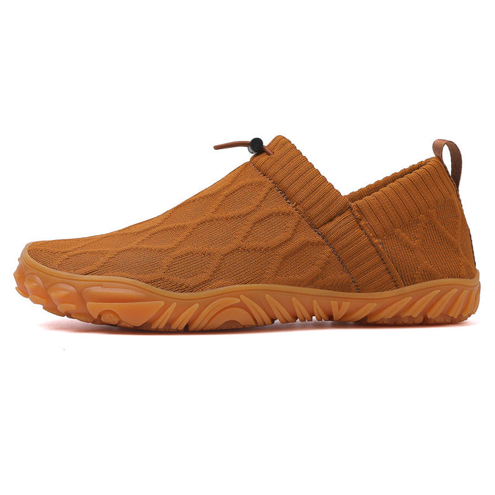 Unisex nan Hybrid-Slipper für Indoor und Outdoor mit elastischem Strickschaft, Zugstopper und profilierter Gummisohle Echo Archiv