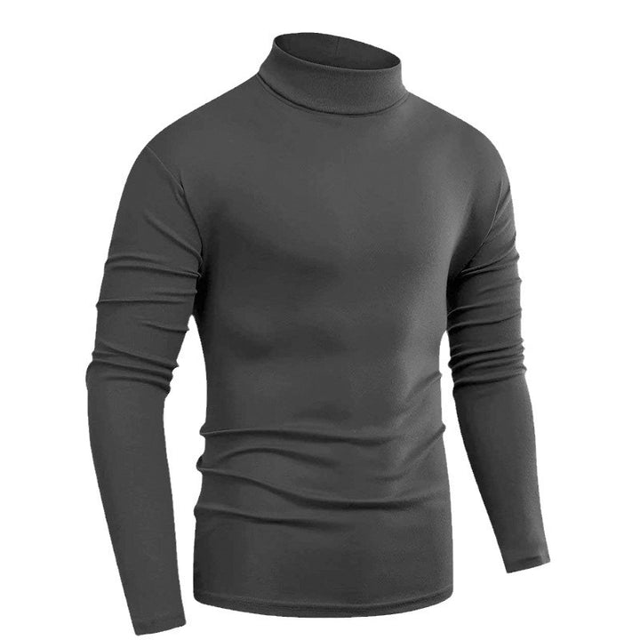 Herren Elegantes Langarm-Polohemd Echoarchiv