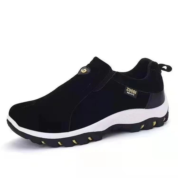 Herren dezenten wasserabweisenden Wildleder-Slipper mit griffiger Outdoor-Laufsohle – Tavélo
