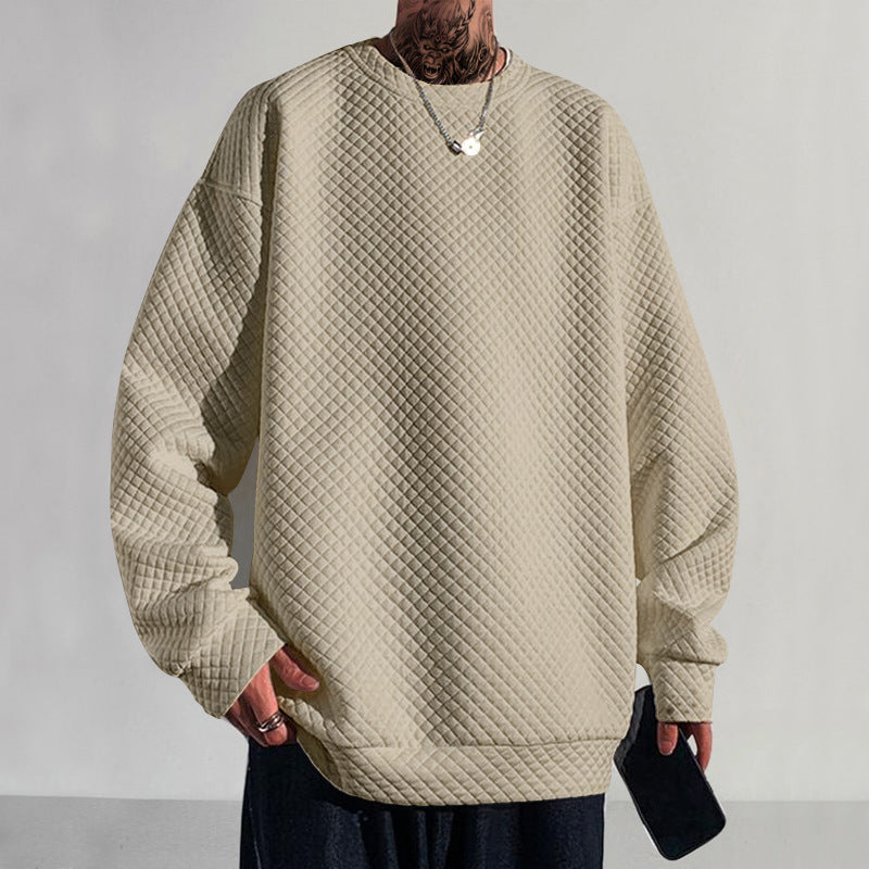 Herren Oversized Sweatshirt mit strukturiertem Design Echoarchiv