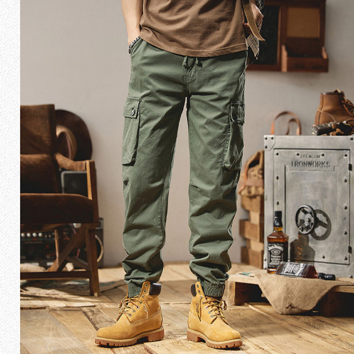Herren Cargohose mit elastischem Bund und mehreren praktischen Taschen Echoarchiv
