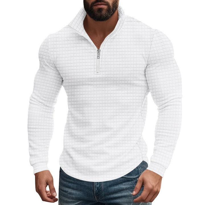 Herren Stepp-Pullover mit Halbreißverschluss Echoarchiv