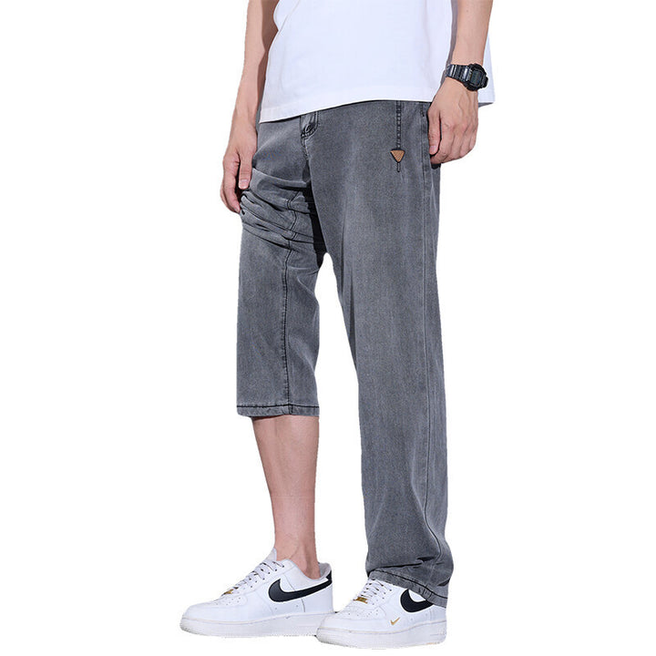 Herren weite Denim-Hose Echoarchiv