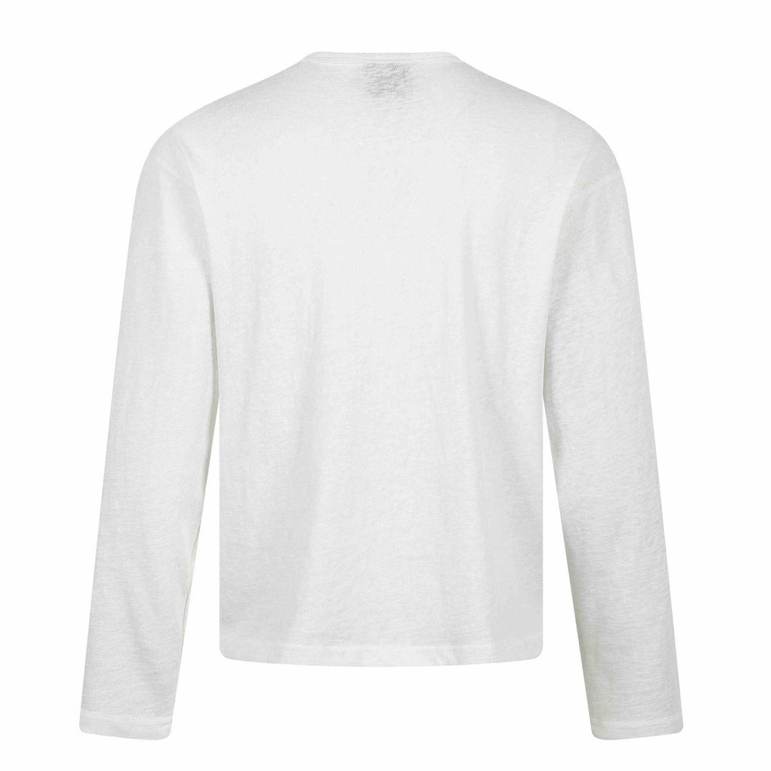 Unisex Langärmeliges Henley-Shirt mit knöpfbarer Brustleiste und Vintage-Illustrationsprint Echoarchiv