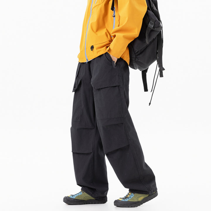 Herren Cargo-Hose mit elastischem Bund und Multifunktions-Taschen Echo Archiv