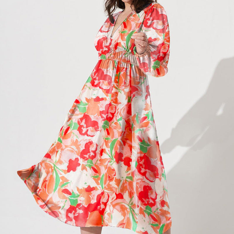 Echoarchiv | Elegantes Floral Kleid