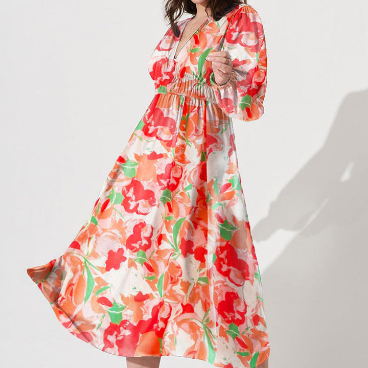 Echoarchiv | Elegantes Floral Kleid