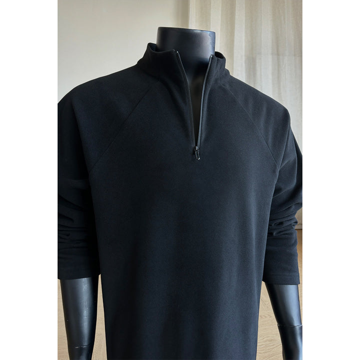 Damen modischer Stehkragen Pullover mit Reißverschluss Echo Archiv