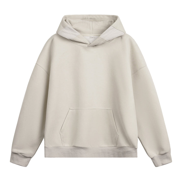 Unisex Oversize-Kapuzenpullover ohne Kordel mit Kängurutasche und Raglanärmeln Echo Archiv