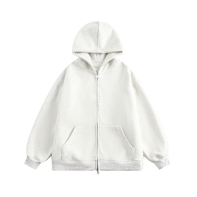 Unisex Oversize-Kapuzenjacke mit durchgehendem Reißverschluss und weichem Fleece-Innenfutter Echo Archiv