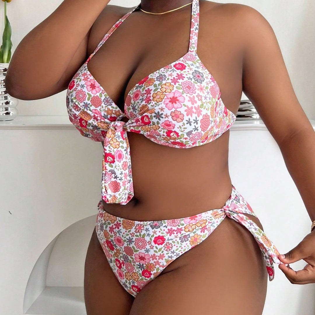 Damen Bikini mit floralem Bindeband Echo Archiv