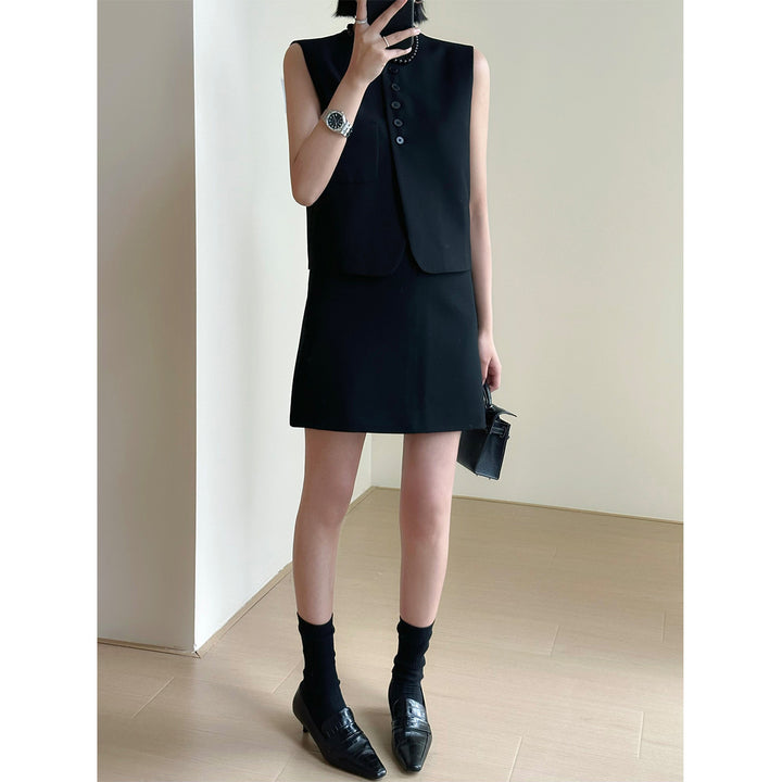 Damen Modisches Blazer-Kleid-Set Echoarchiv