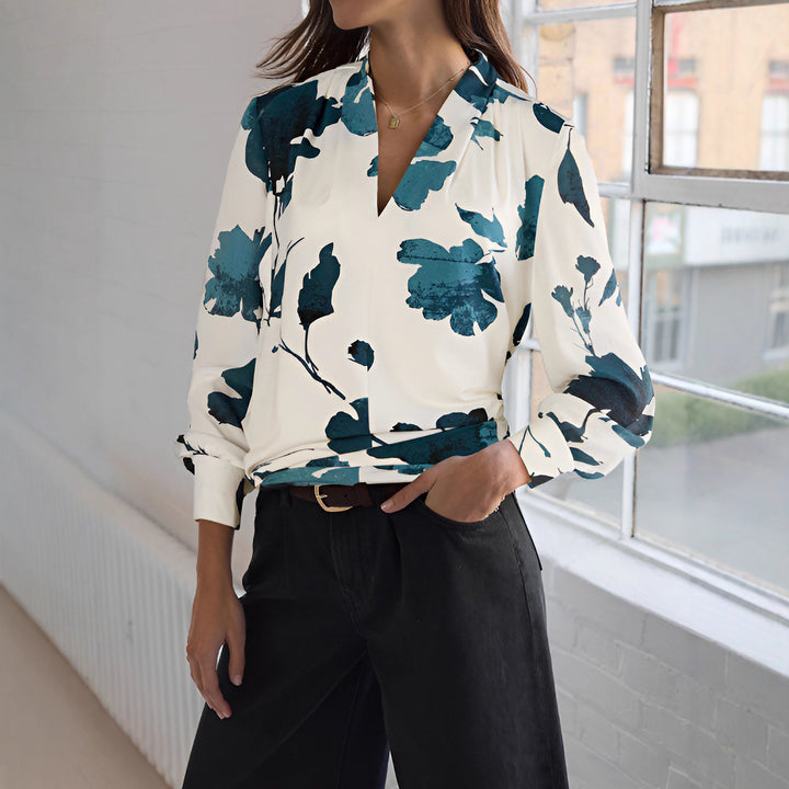 Damen Elegante Bluse mit floralem Muster Echo Archiv