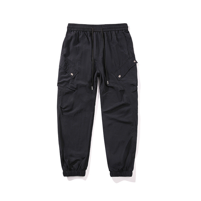 Herren utilitarische Cargo-Joggerhose mit Tunnelzugbund, Mehrfachtaschen und elastischem Knöchelabschluss Echo Archiv