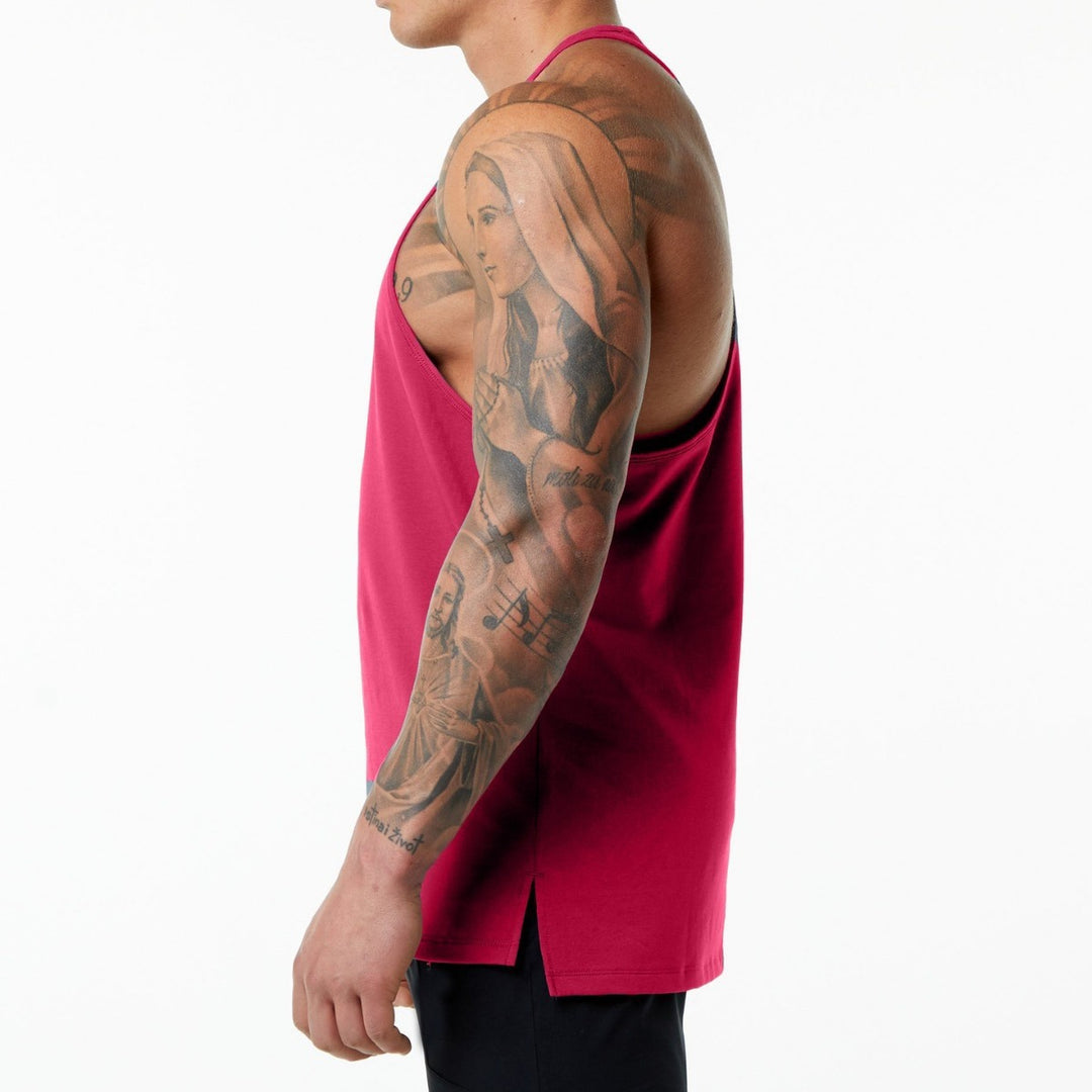 Herren Muskelshirt mit Racerback-Schnitt und atmungsaktivem Material Echoarchiv