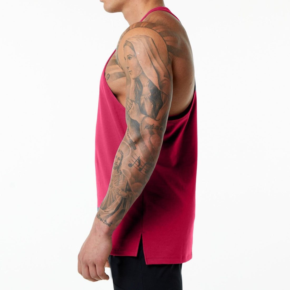 Herren Muskelshirt mit Racerback-Schnitt und atmungsaktivem Material – Marzano